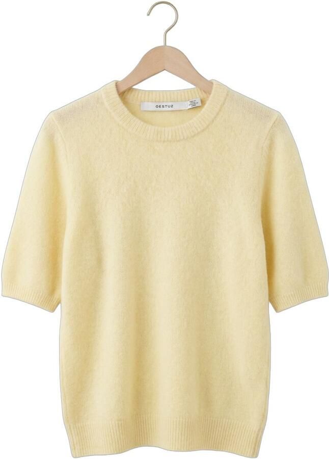 Gestuz Relaxed fit T-shirt van alpacamix model 'Alpha' - Foto 2