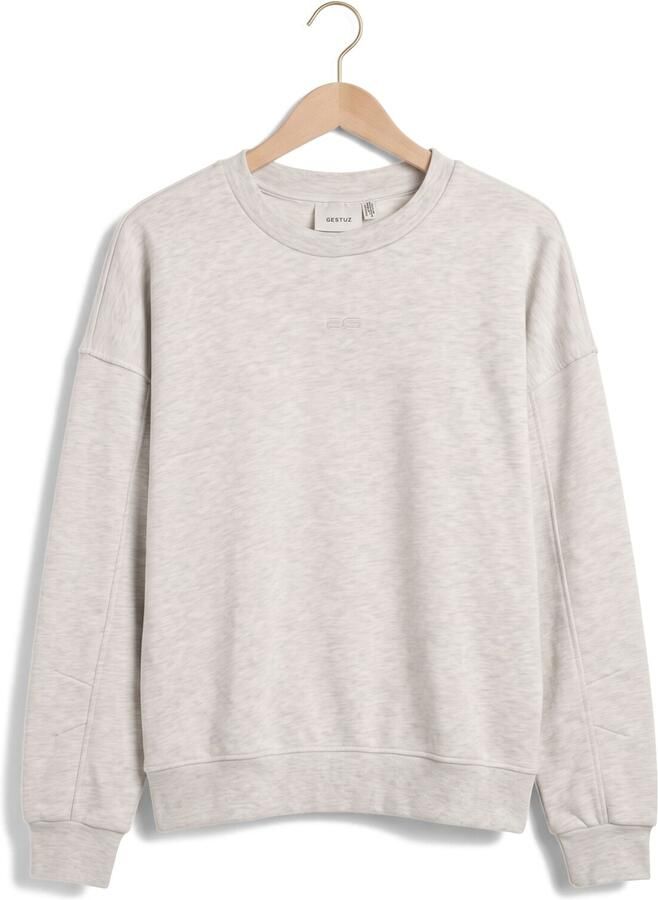 GESTUZ Dames Truien & Vesten Gzkahla Mel Sweatshirt Lichtgrijs - Foto 2