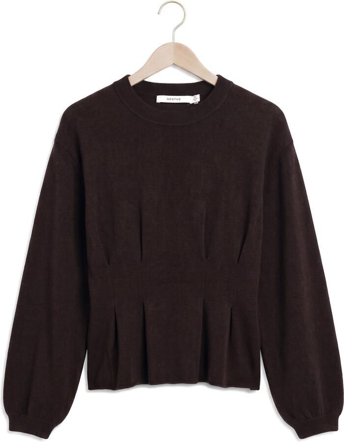 GESTUZ Dames Truien & Vesten Gzmanzi Waist Pullover Bruin - Foto 2