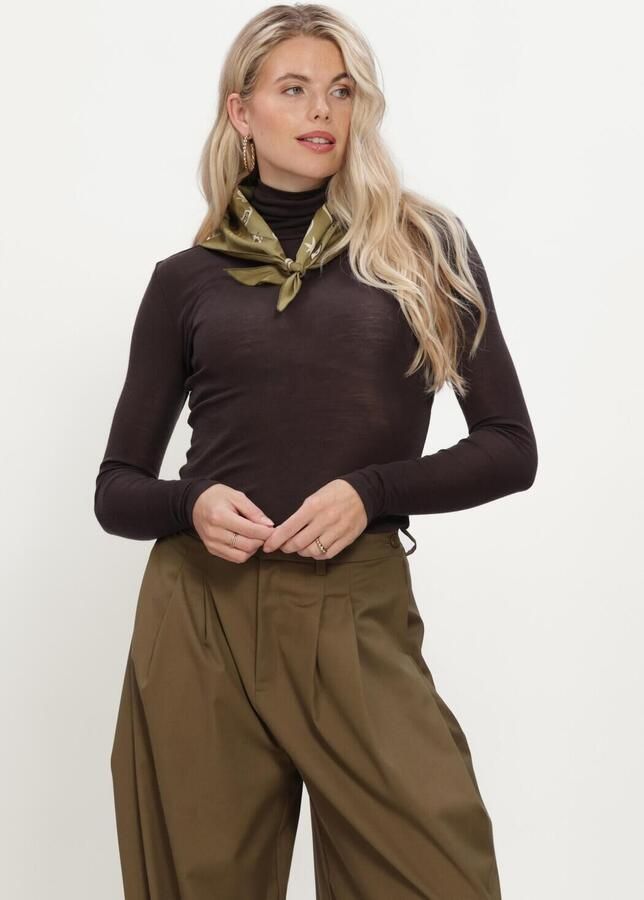 GESTUZ Dames Truien & Vesten Gzninia Wool Rollneck Bruin