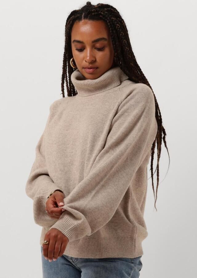 GESTUZ Dames Truien & Vesten Manzigz Wool Rollneck Beige - Foto 4