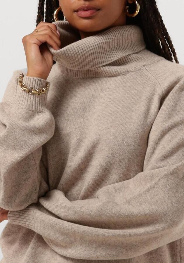 GESTUZ Dames Truien & Vesten Manzigz Wool Rollneck Beige - Foto 3