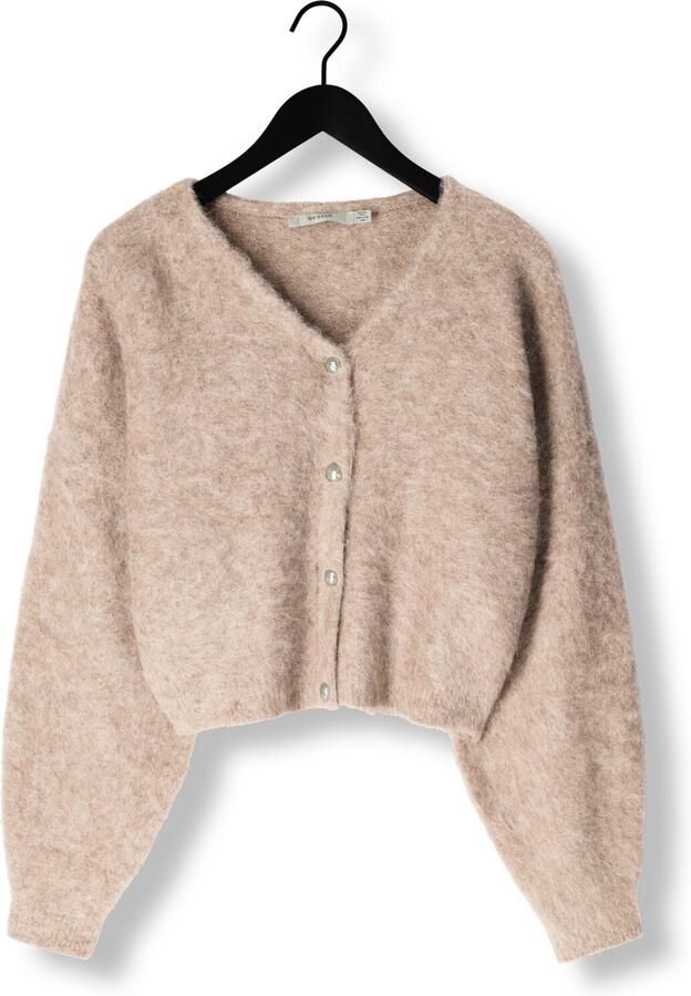 Gestuz Zachte Gebreide Vest Warm Sand Melange Brown Dames - Foto 3