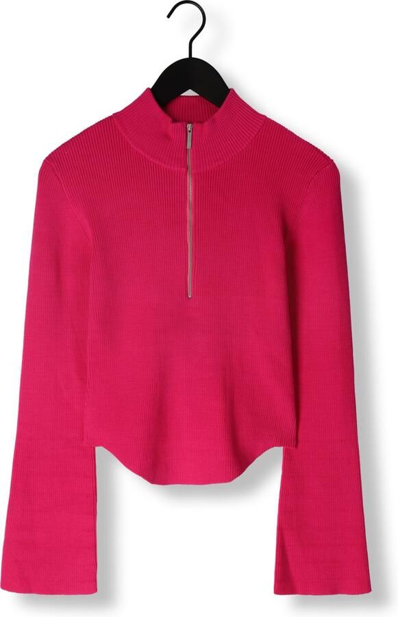 GESTUZ Dames Truien & Vesten Yasmiagz Zipper Pullover Roze - Foto 3