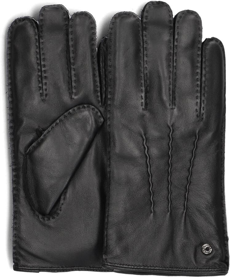 GIANNI CHIARINI Heren Handschoenen Nappa Leather Gloves Zwart - Foto 2