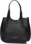 Gianni Chiarini Gestructureerde Leren Zwarte Schoudertas Black Dames - Thumbnail 1