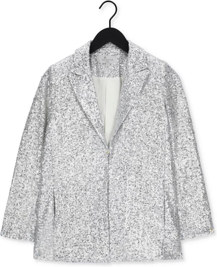 GOOSECRAFT Dames Blazers Bowie Sequine Blazer Zilver - Foto 3