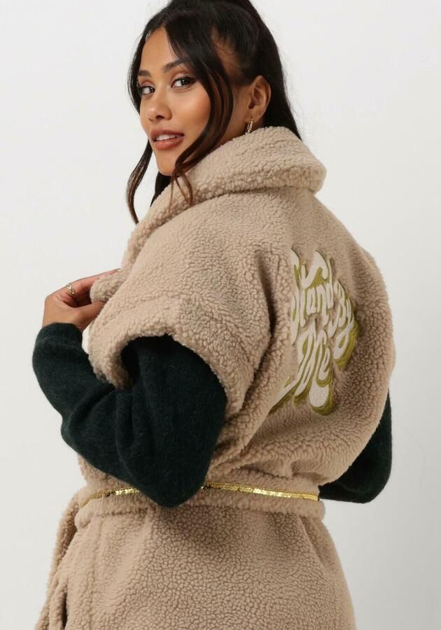 Goosecraft Stijlvolle Riley Vest voor Dames Beige Dames