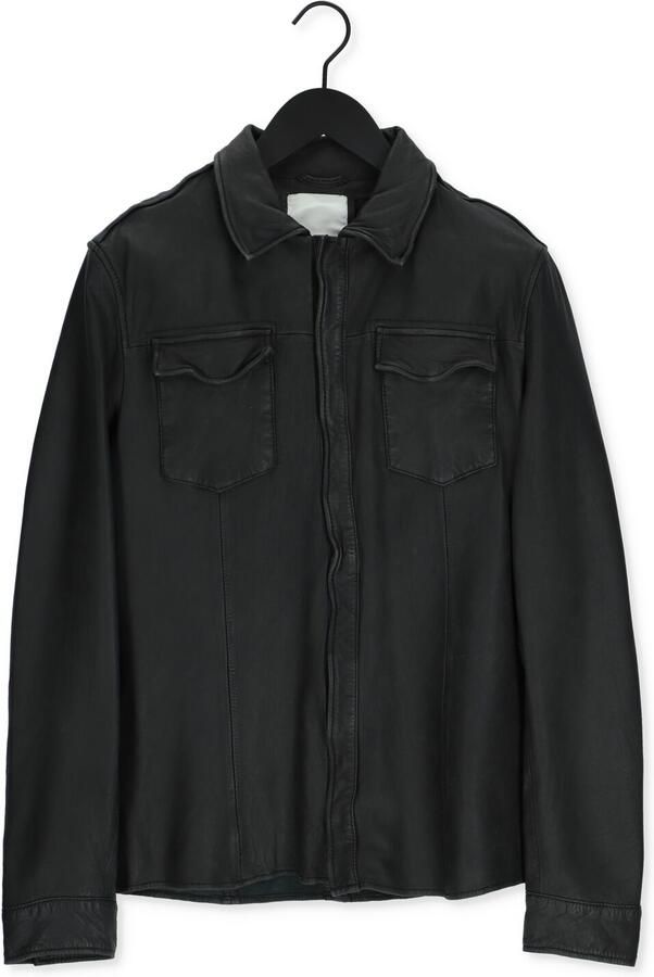 GOOSECRAFT Heren Overhemden Shirt076 Zwart - Foto 3