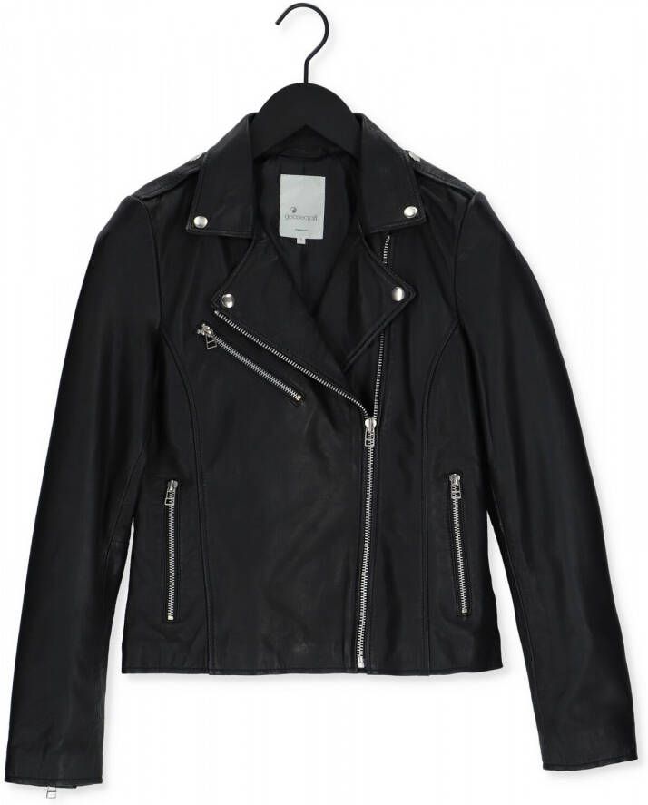 GOOSECRAFT Dames Jassen Gc Julia Biker Zwart