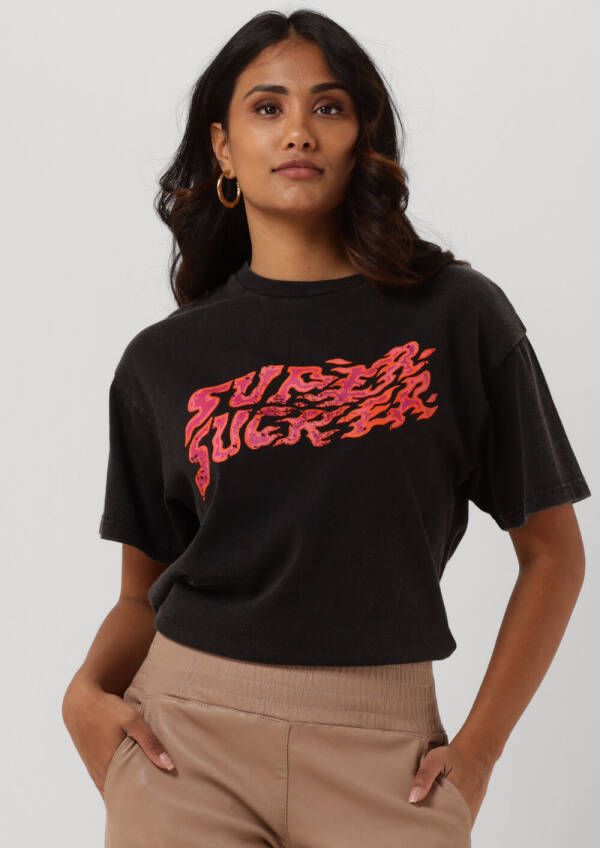 GOOSECRAFT Dames Tops & T-shirts Gc Super Sucker Tee Zwart