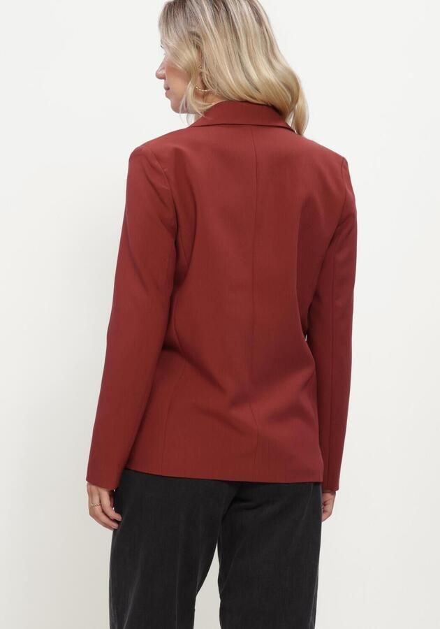 Grace & Mila double breasted blazer donkerrood - Foto 3