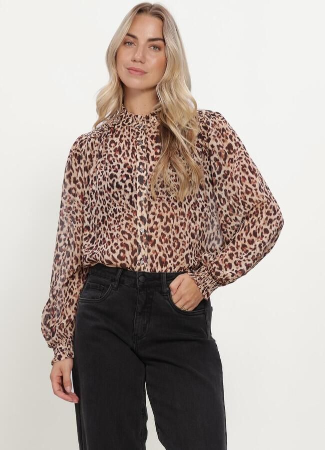 GRACE & MILA Dames Blouses Blouse Beige