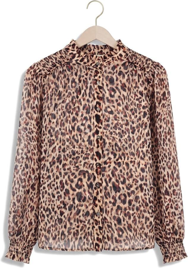 GRACE & MILA Dames Blouses Blouse Beige - Foto 2