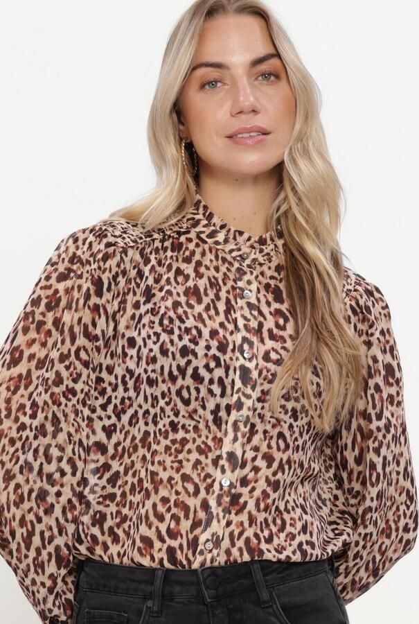 GRACE & MILA Dames Blouses Blouse Beige - Foto 4