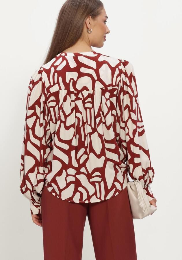 GRACE & MILA Dames Blouses Blouse Bordeaux - Foto 3