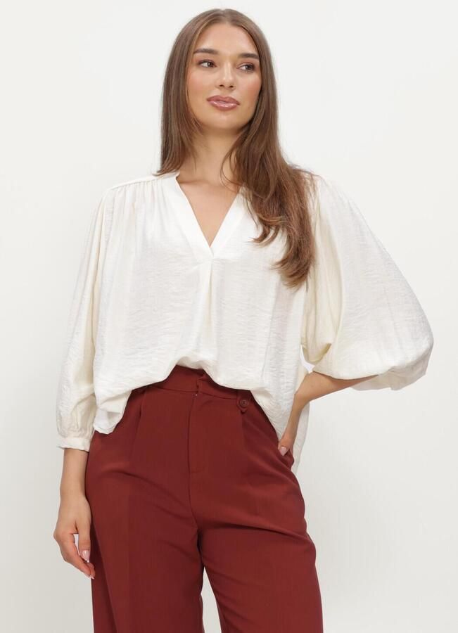 GRACE & MILA Dames Blouses Blouse Ecru