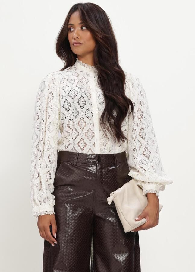 GRACE & MILA Dames Blouses Blouse Gebroken Wit