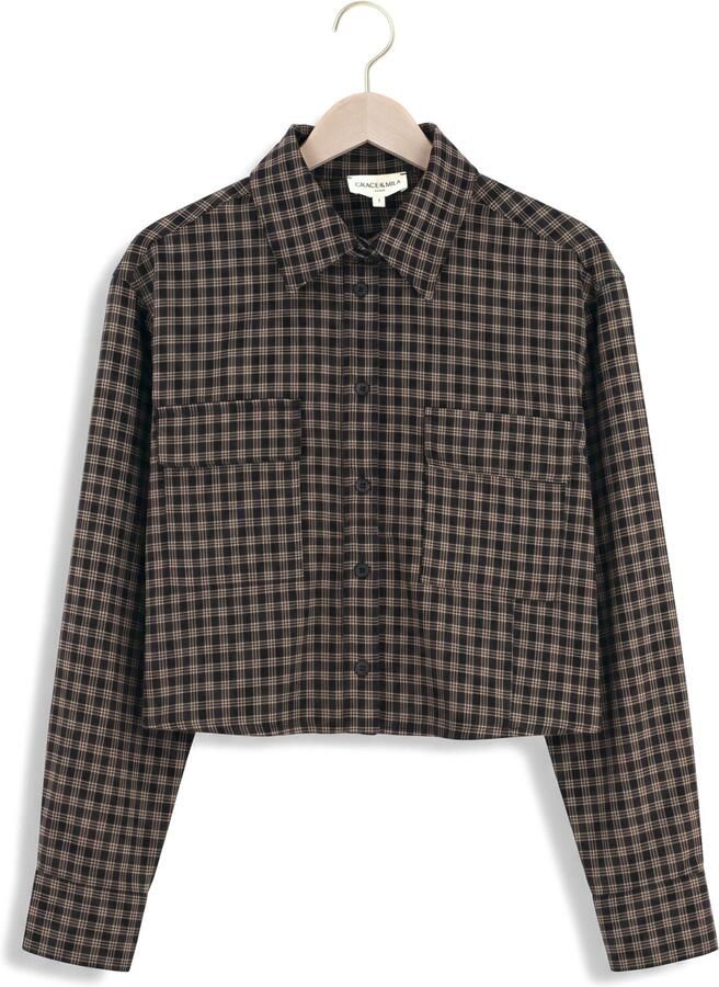 GRACE & MILA Dames Blouses Blouse Zwart - Foto 2