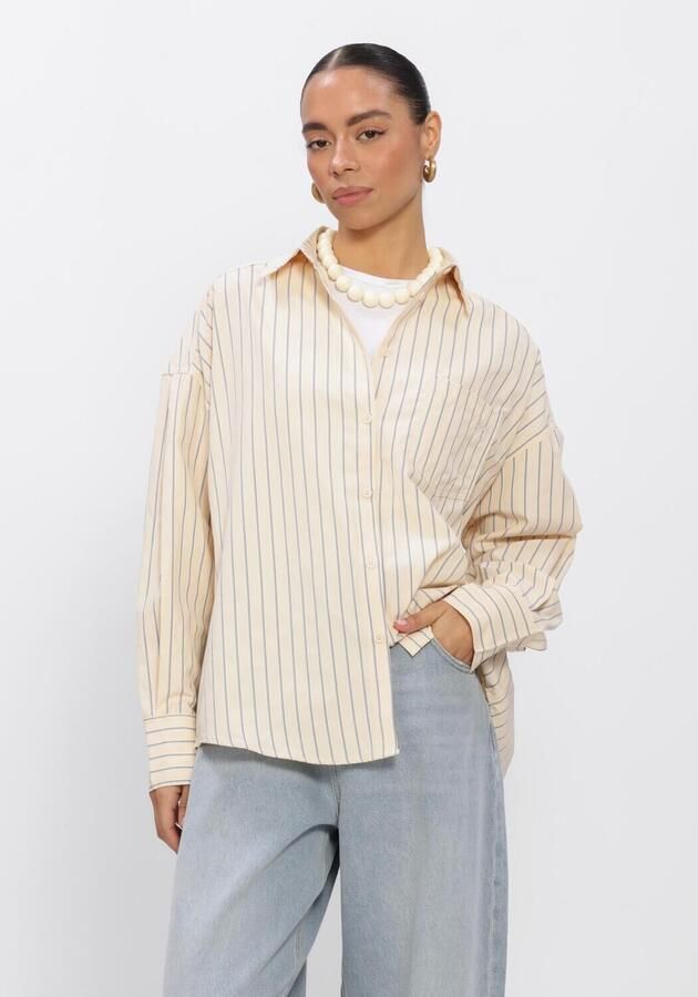 GRACE & MILA Dames Blouses Ss2617025 Creme - Foto 3