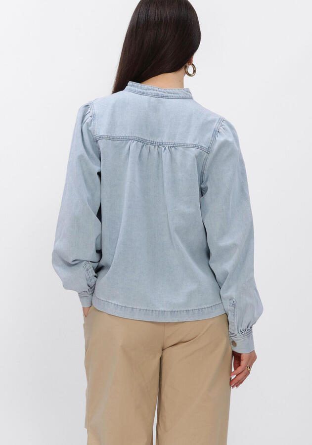 GRACE & MILA Dames Blouses Ss2617070 Lichtblauw - Foto 3