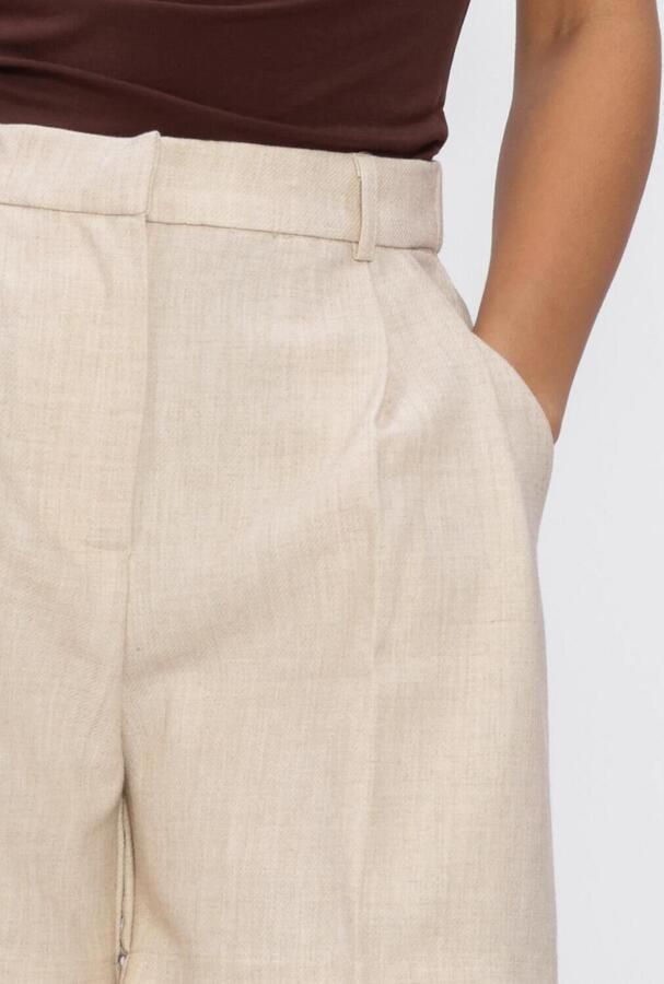 Grace & Mila regular waist bermuda short beige - Foto 3