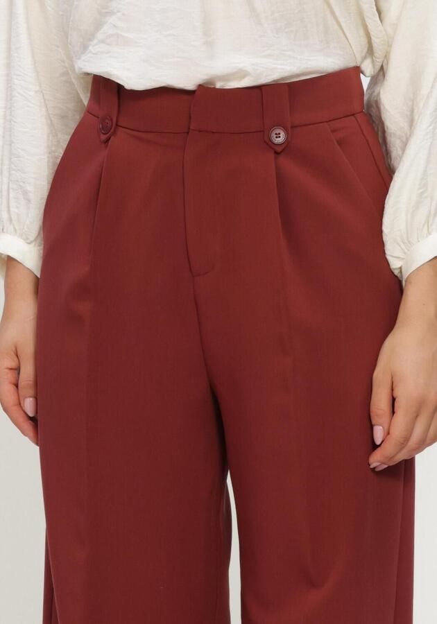 GRACE & MILA Dames Broeken Trouser Bordeaux - Foto 3