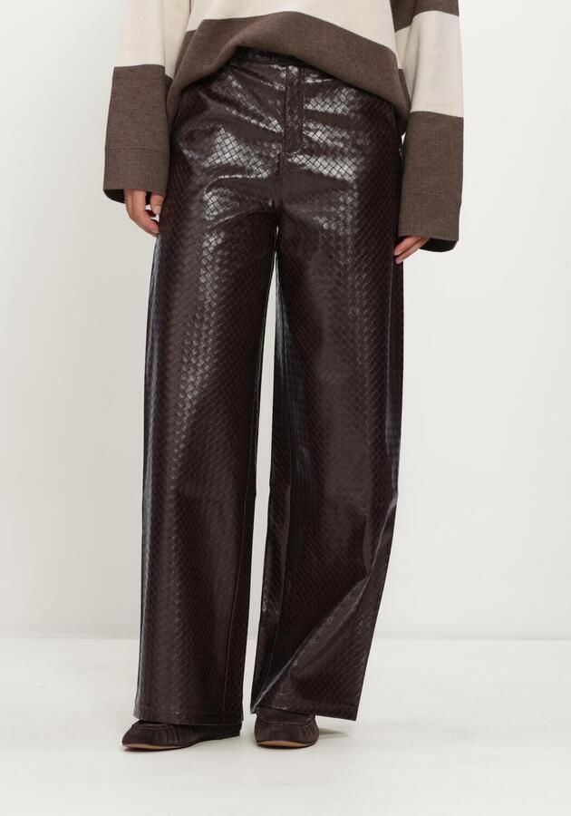 GRACE & MILA Dames Broeken Trouser Bruin
