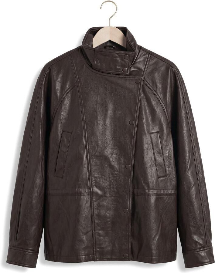 GRACE & MILA Dames Jassen Jacket Bruin - Foto 2