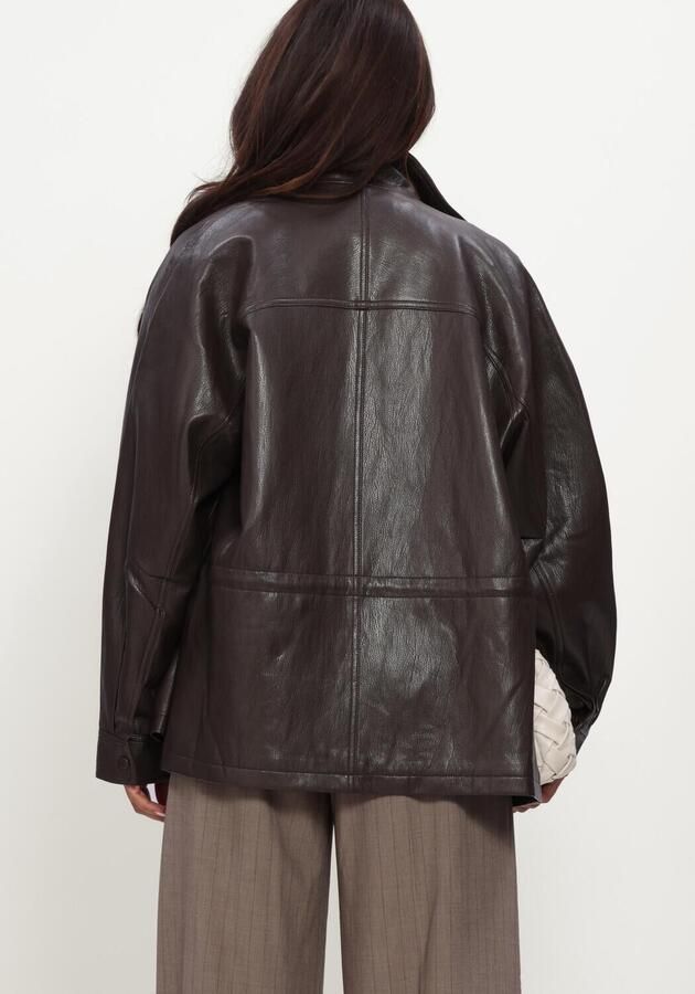 GRACE & MILA Dames Jassen Jacket Bruin - Foto 4