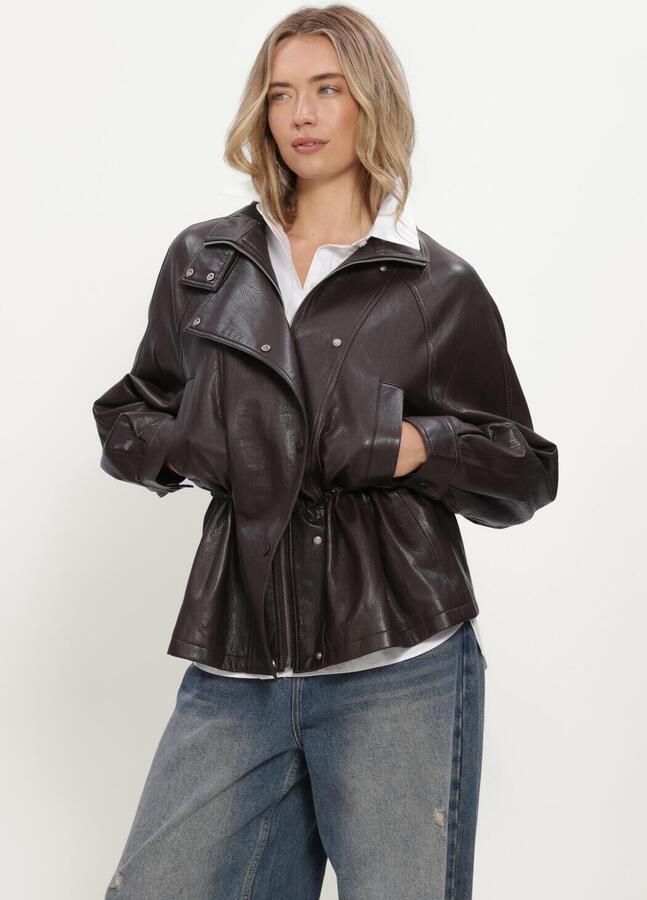 GRACE & MILA Dames Jassen Jacket Bruin