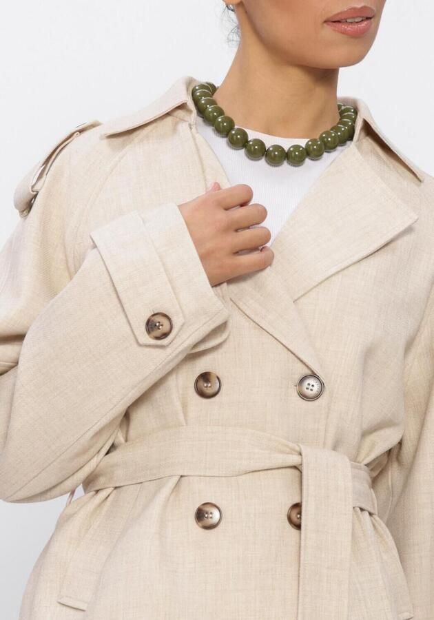 GRACE & MILA Dames Jassen Ss26111004 Beige - Foto 3