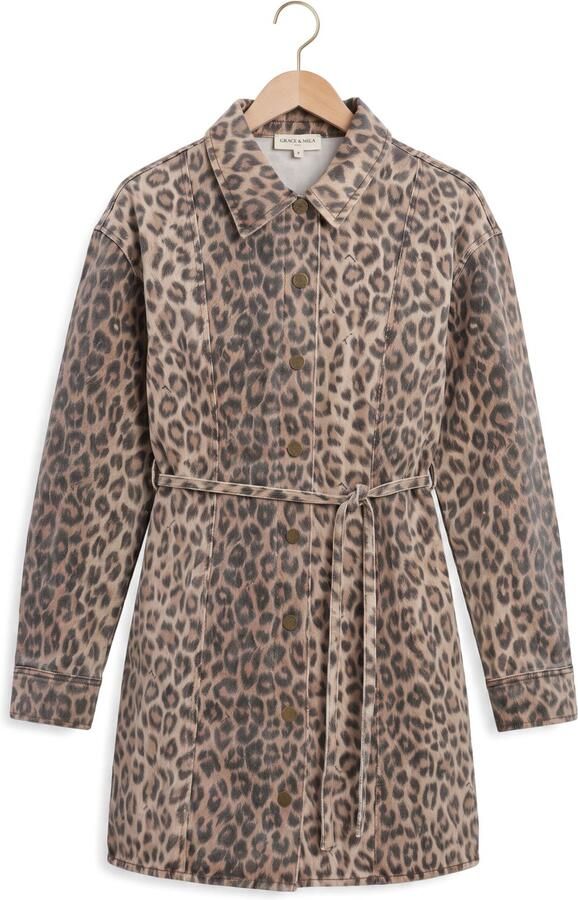 GRACE & MILA Dames Jurken Short Dress Bruin - Foto 4