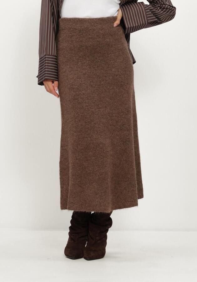 GRACE & MILA Dames Rokken Skirt Bruin