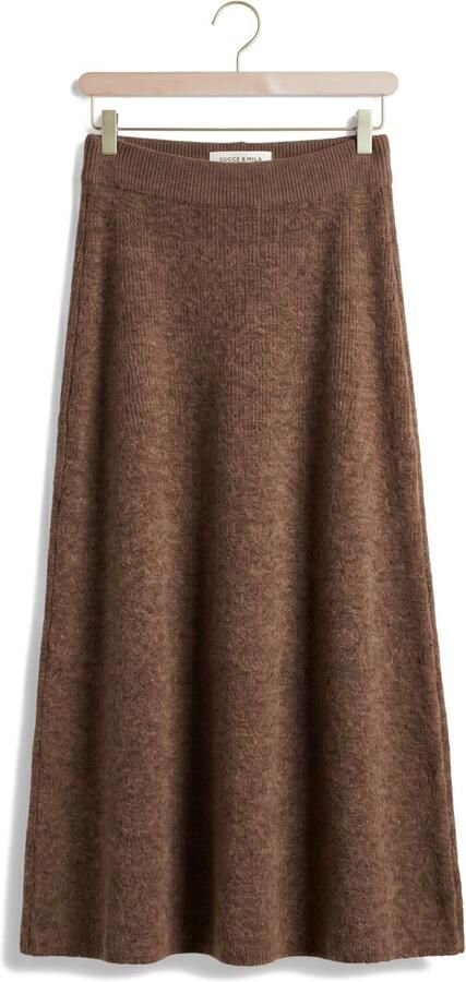 GRACE & MILA Dames Rokken Skirt Bruin - Foto 4