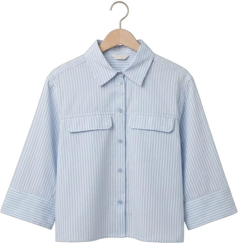 GRACE & MILA Dames Tops & T-shirts Ss2617082 Lichtblauw - Foto 2