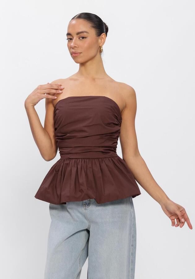 GRACE & MILA Dames Tops & T-shirts Ss2617087 Bruin