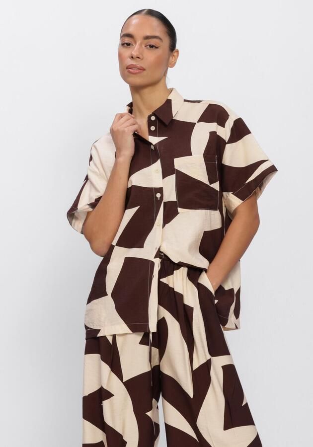GRACE & MILA Dames Tops & T-shirts Ss2617099 Bruin
