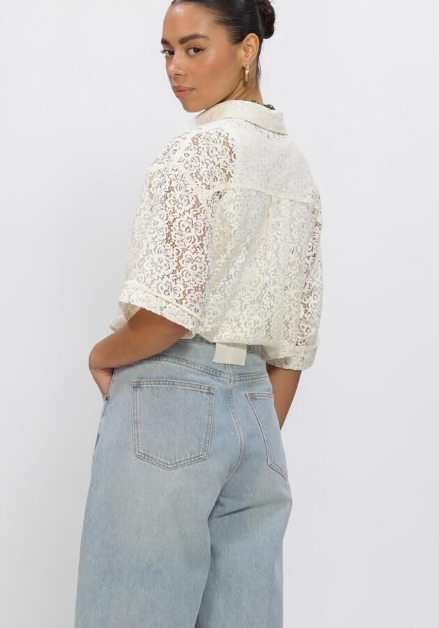 GRACE & MILA Dames Tops & T-shirts Ss2617101 Creme - Foto 3