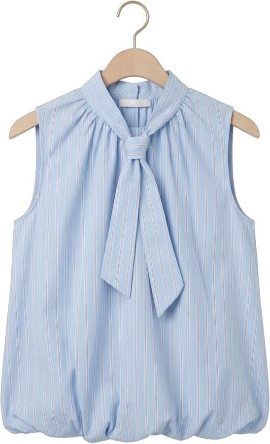GRACE & MILA Dames Tops & T-shirts Ss2617111 Lichtblauw - Foto 4