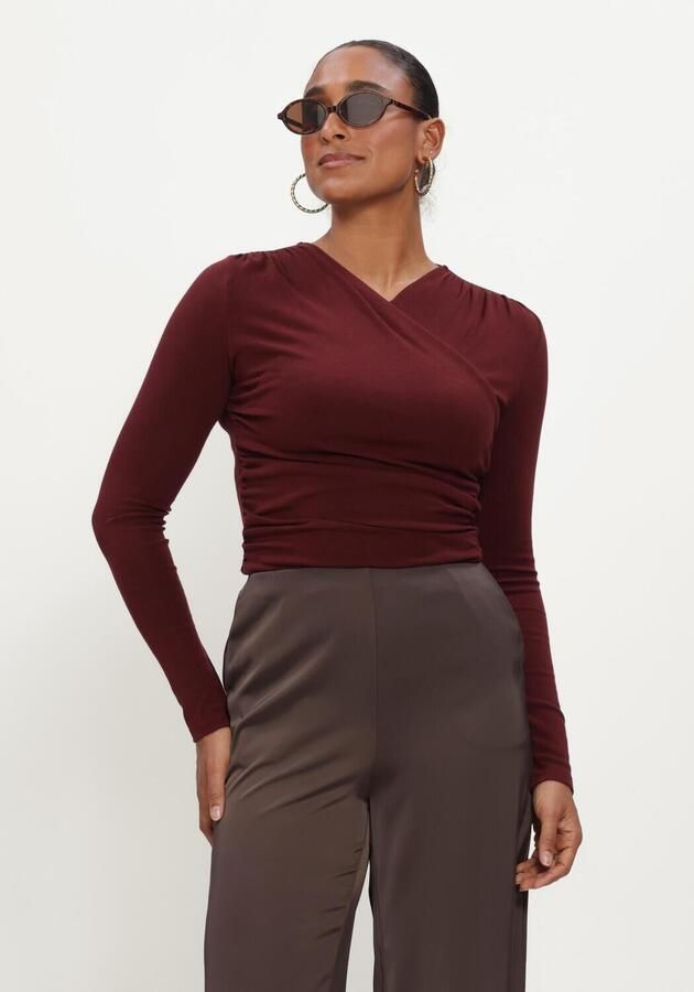 GRACE & MILA Dames Tops & T-shirts Top Bordeaux
