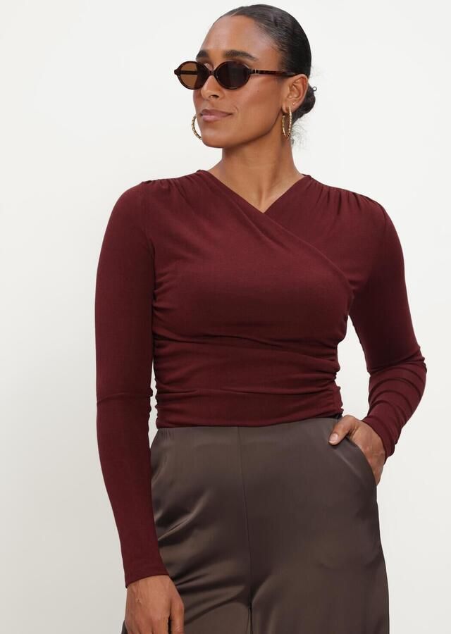 GRACE & MILA Dames Tops & T-shirts Top Bordeaux - Foto 2