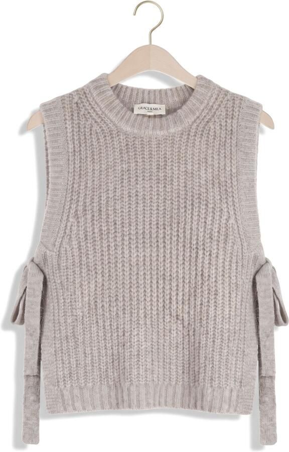 GRACE & MILA Dames Truien & Vesten Pullover Beige - Foto 4