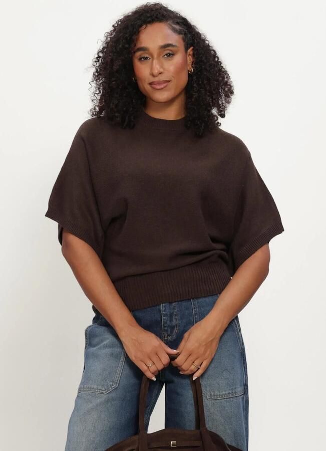 GRACE & MILA Dames Truien & Vesten Pullover Bruin