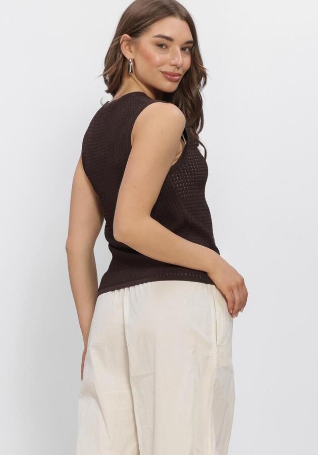 GRACE & MILA Dames Truien & Vesten Ss2627005 Bruin - Foto 2