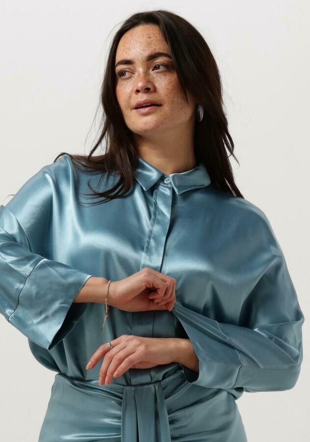 GREEK ARCHAIC KORI Dames Blouses 150072 Lichtblauw