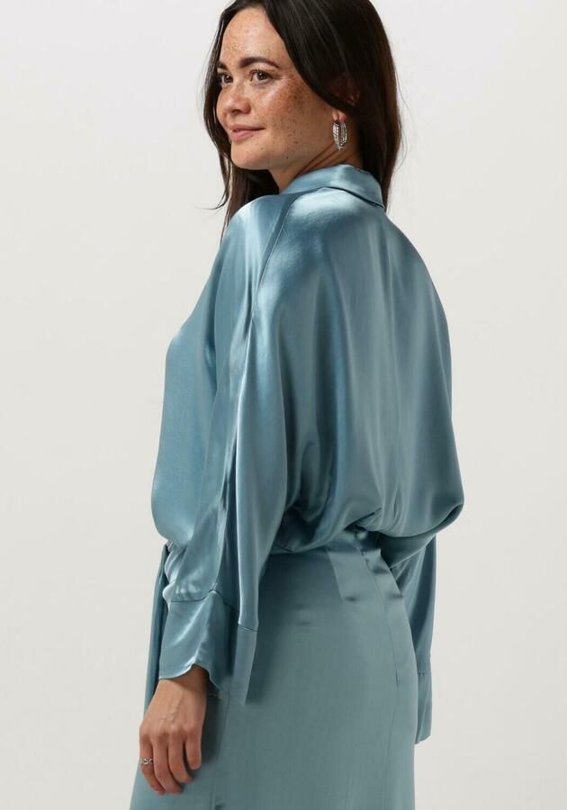 GREEK ARCHAIC KORI Dames Blouses 150072 Lichtblauw - Foto 3