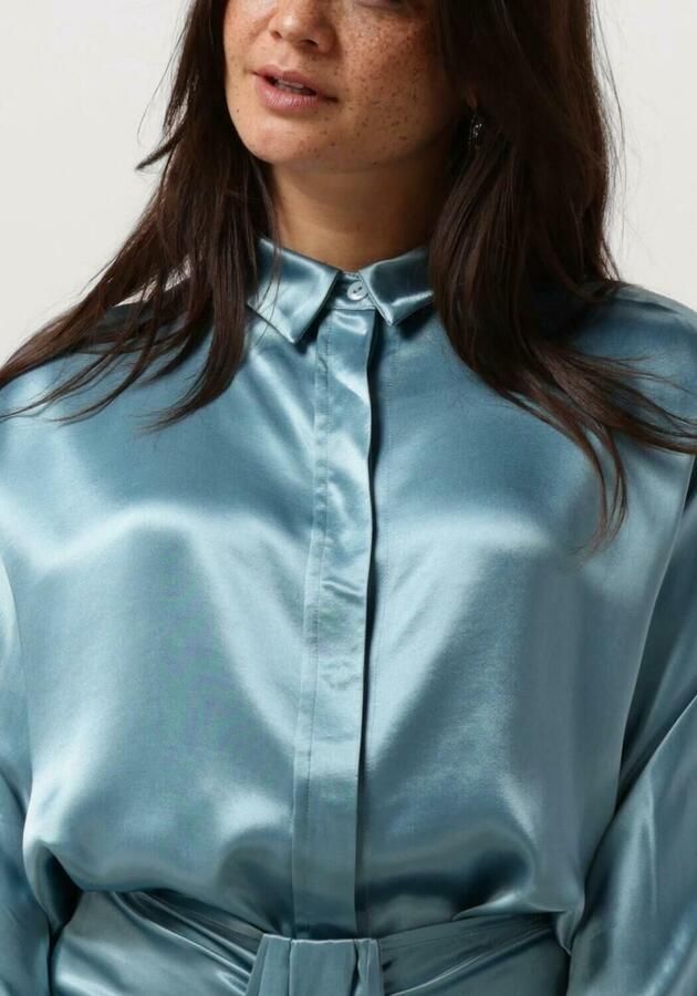GREEK ARCHAIC KORI Dames Blouses 150072 Lichtblauw - Foto 4