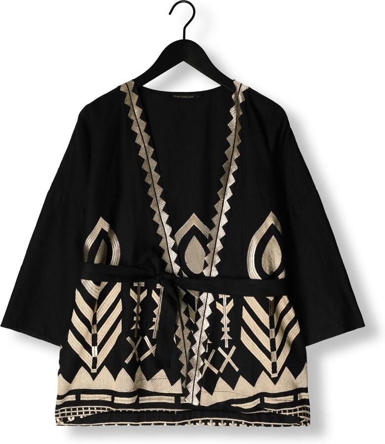 GREEK ARCHAIC KORI Dames Blouses 260184 Zwart - Foto 2