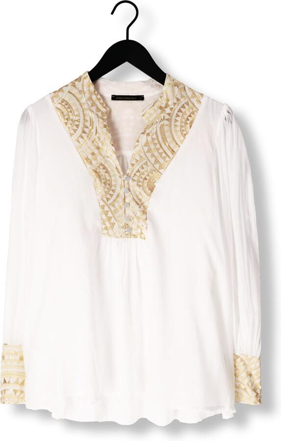 GREEK ARCHAIC KORI Dames Blouses 340452 Wit - Foto 4